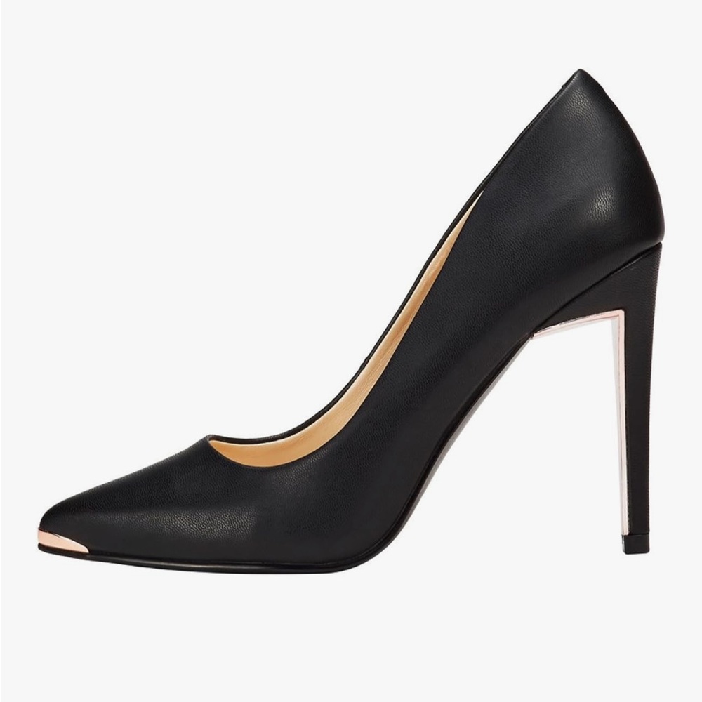 Jenn Ardor Black High Heel Pumps - Picture 4 of 5